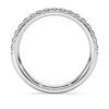 Eternity-Ring mit im Labor gezüchteten Diamanten, 0,4 Karat insgesamt, runde Form, 14K Weißgold