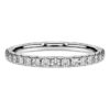 Eternity-Ring mit im Labor gezüchteten Diamanten, 0,4 Karat insgesamt, runde Form, Sterlingsilber Eternity-Ring mit im Labor gezüchteten Diamanten, 0,4 Karat insgesamt, runde Form, Sterlingsilber