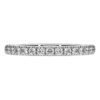 Eternity-Ring mit im Labor gezüchteten Diamanten, 0,4 Karat insgesamt, runde Form, Sterlingsilber Eternity-Ring mit im Labor gezüchteten Diamanten, 0,4 Karat insgesamt, runde Form, Sterlingsilber