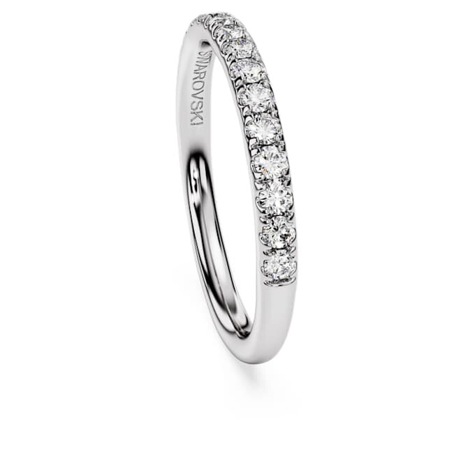 Eternity-Ring mit im Labor gezüchteten Diamanten, 0,4 Karat insgesamt, runde Form, Sterlingsilber Eternity-Ring mit im Labor gezüchteten Diamanten, 0,4 Karat insgesamt, runde Form, Sterlingsilber