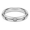 Eternity-Ring mit im Labor gezüchteten Diamanten, 0,5 Karat insgesamt, runde Form, 14-karätiges Weißgold Eternity-Ring mit im Labor gezüchteten Diamanten, 0,5 Karat insgesamt, runde Form, 14-karätiges Weißgold