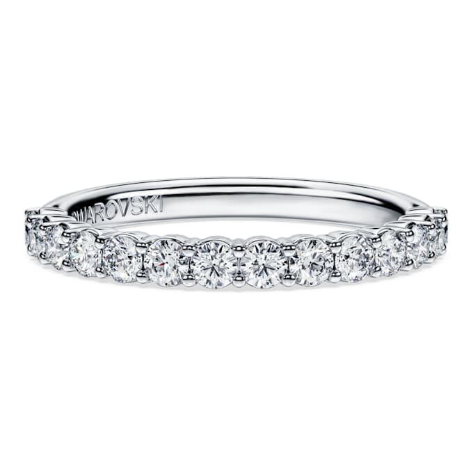 Eternity-Ring mit im Labor gezüchteten Diamanten, 0,5 Karat insgesamt, runde Form, 14-karätiges Weißgold Eternity-Ring mit im Labor gezüchteten Diamanten, 0,5 Karat insgesamt, runde Form, 14-karätiges Weißgold