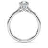 Eternity-Ringe mit im Labor gezüchteten Diamanten, 1 Karat insgesamt, runde Form, 14 Karat Weißgold