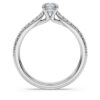 Eternity-Solitärring mit im Labor gezüchteten Diamanten, 0,7 Karat insgesamt, runde Form, 14 Karat Weißgold Eternity-Solitärring mit im Labor gezüchteten Diamanten, 0,7 Karat insgesamt, runde Form, 14 Karat Weißgold