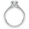 Eternity-Solitärring mit im Labor gezüchteten Diamanten, 1,7 Karat insgesamt, runde Form, 14 Karat Weißgold Eternity-Solitärring mit im Labor gezüchteten Diamanten, 1,7 Karat insgesamt, runde Form, 14 Karat Weißgold