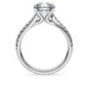 Eternity-Solitärring mit im Labor gezüchteten Diamanten, 2,25 Karat insgesamt, runde Form, 14 Karat Weißgold Eternity-Solitärring mit im Labor gezüchteten Diamanten, 2,25 Karat insgesamt, runde Form, 14 Karat Weißgold
