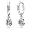 Eternity-Tropfenohrringe mit im Labor gezüchteten Diamanten, 1,25 Karat insgesamt, Birnenform, 14 Karat Weißgold Eternity-Tropfenohrringe mit im Labor gezüchteten Diamanten, 1,25 Karat insgesamt, Birnenform, 14 Karat Weißgold