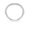 Eternity V-Band-Ring mit im Labor gezüchteten Diamanten, 0,25 Karat insgesamt, runde Form, 14-karätiges Weißgold Eternity V-Band-Ring mit im Labor gezüchteten Diamanten, 0,25 Karat insgesamt, runde Form, 14-karätiges Weißgold