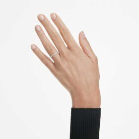 Ewigkeitsring mit im Labor gezüchteten Diamanten, 0,2 Karat insgesamt, runde Form, 14 Karat Weißgold