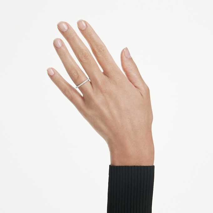Ewigkeitsring mit im Labor gezüchteten Diamanten, 0,2 Karat insgesamt, runde Form, 14 Karat Weißgold Ewigkeitsring mit im Labor gezüchteten Diamanten, 0,2 Karat insgesamt, runde Form, 14 Karat Weißgold