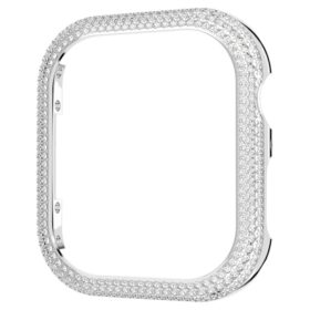 Funkelnde Hülle für Apple Watch® Series 7, 41 mm, silberfarben