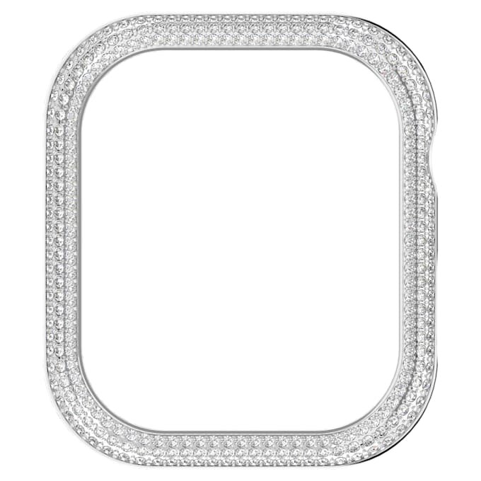 Funkelnde Hülle für Apple Watch® Series 7, 41 mm, silberfarben Funkelnde Hülle für Apple Watch® Series 7, 41 mm, silberfarben