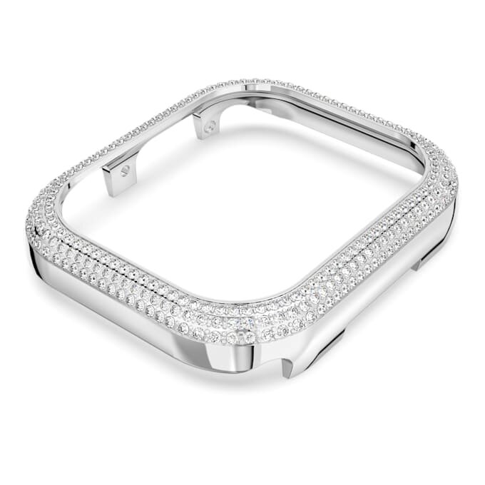 Funkelnde Hülle für Apple Watch® Series 7, 41 mm, silberfarben Funkelnde Hülle für Apple Watch® Series 7, 41 mm, silberfarben