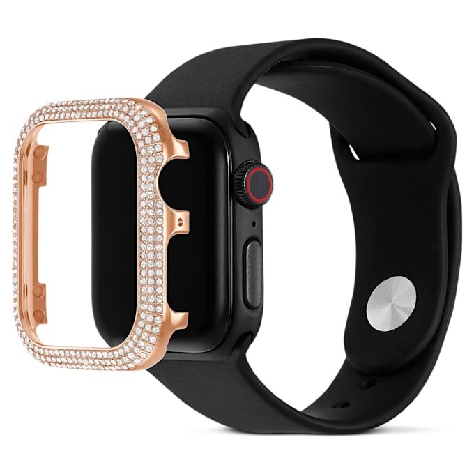 Funkelndes Gehäuse für Apple Watch® Series 4 & 5, 40 mm, Roségold-Farbton Funkelndes Gehäuse für Apple Watch® Series 4 & 5, 40 mm, Roségold-Farbton