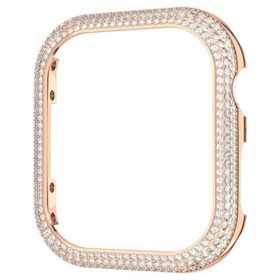 Funkelndes Gehäuse für Apple Watch® Series 7, 41 mm, Roségold-Farbton