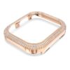 Funkelndes Gehäuse für Apple Watch® Series 7, 41 mm, Roségold-Farbton
