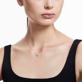 Galaxy-Anhänger mit im Labor gezüchteten Diamanten, 0,5 Karat insgesamt, runde Form, 14-karätiges Weißgold Galaxy-Anhänger mit im Labor gezüchteten Diamanten, 0,5 Karat insgesamt, runde Form, 14-karätiges Weißgold