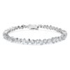 Galaxy-Armband mit im Labor gezüchteten Diamanten, 5 Karat insgesamt, verschiedene Formen, 14 Karat Weißgold Galaxy-Armband mit im Labor gezüchteten Diamanten, 5 Karat insgesamt, verschiedene Formen, 14 Karat Weißgold