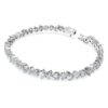 Galaxy-Armband mit im Labor gezüchteten Diamanten, 5 Karat insgesamt, verschiedene Formen, 14 Karat Weißgold Galaxy-Armband mit im Labor gezüchteten Diamanten, 5 Karat insgesamt, verschiedene Formen, 14 Karat Weißgold