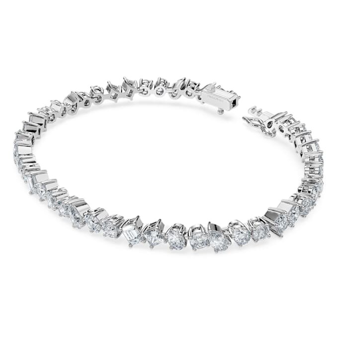 Galaxy-Armband mit im Labor gezüchteten Diamanten, 5 Karat insgesamt, verschiedene Formen, 14 Karat Weißgold Galaxy-Armband mit im Labor gezüchteten Diamanten, 5 Karat insgesamt, verschiedene Formen, 14 Karat Weißgold