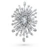 Galaxy-Brosche mit im Labor gezüchteten Diamanten, 15,71 Karat insgesamt, verschiedene Formen, 18 Karat Weißgold Galaxy-Brosche mit im Labor gezüchteten Diamanten, 15,71 Karat insgesamt, verschiedene Formen, 18 Karat Weißgold