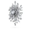 Galaxy-Brosche mit im Labor gezüchteten Diamanten, 15,71 Karat insgesamt, verschiedene Formen, 18 Karat Weißgold Galaxy-Brosche mit im Labor gezüchteten Diamanten, 15,71 Karat insgesamt, verschiedene Formen, 18 Karat Weißgold