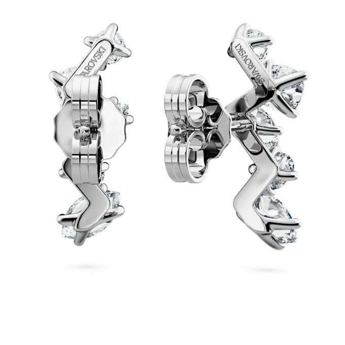 Galaxy-Ohrklemmen mit im Labor gezüchteten Diamanten, 1,25 Karat insgesamt, verschiedene Formen, 14 Karat Weißgold Galaxy-Ohrklemmen mit im Labor gezüchteten Diamanten, 1,25 Karat insgesamt, verschiedene Formen, 14 Karat Weißgold