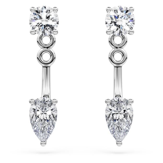 Galaxy-Ohrringe mit im Labor gezüchteten Diamanten, 0,82 Karat insgesamt, verschiedene Schliffformen, Sterlingsilber Galaxy-Ohrringe mit im Labor gezüchteten Diamanten, 0,82 Karat insgesamt, verschiedene Schliffformen, Sterlingsilber