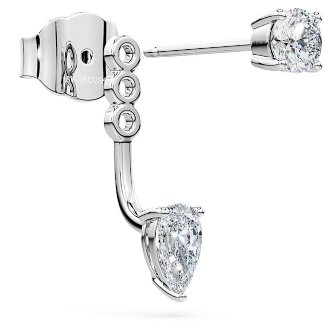 Galaxy-Ohrringe mit im Labor gezüchteten Diamanten, 0,82 Karat insgesamt, verschiedene Schliffformen, Sterlingsilber Galaxy-Ohrringe mit im Labor gezüchteten Diamanten, 0,82 Karat insgesamt, verschiedene Schliffformen, Sterlingsilber