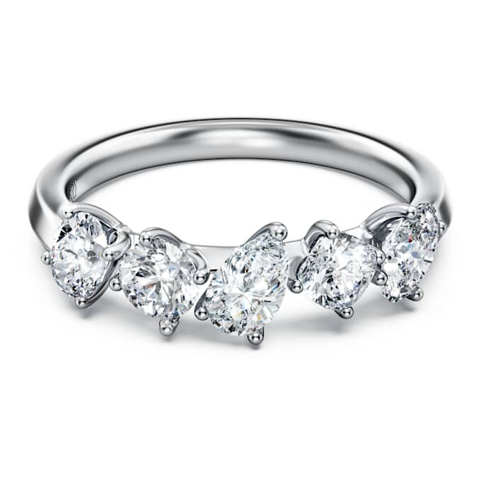 Galaxy Ring – Laborgezüchtete Diamanten, 1 Karat insgesamt, verschiedene Schliffformen, 14 Karat Weißgold Galaxy Ring – Laborgezüchtete Diamanten, 1 Karat insgesamt, verschiedene Schliffformen, 14 Karat Weißgold