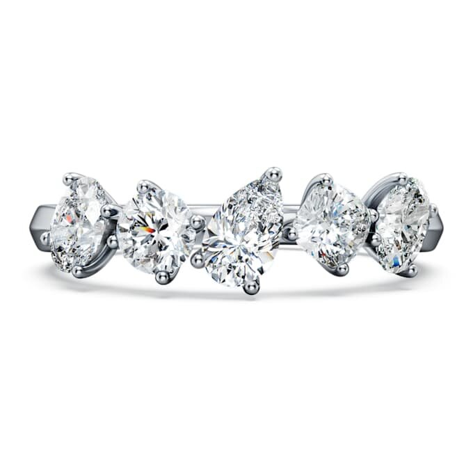 Galaxy Ring – Laborgezüchtete Diamanten, 1 Karat insgesamt, verschiedene Schliffformen, 14 Karat Weißgold Galaxy Ring – Laborgezüchtete Diamanten, 1 Karat insgesamt, verschiedene Schliffformen, 14 Karat Weißgold