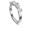 Galaxy Ring – Laborgezüchtete Diamanten, 1 Karat insgesamt, verschiedene Schliffformen, 14 Karat Weißgold Galaxy Ring – Laborgezüchtete Diamanten, 1 Karat insgesamt, verschiedene Schliffformen, 14 Karat Weißgold
