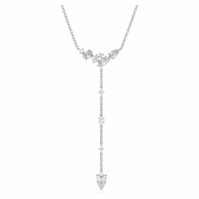 Galaxy Y-Halskette mit im Labor gezüchteten Diamanten, 0,7 Karat insgesamt, verschiedene Schliffformen, Sterlingsilber Galaxy Y-Halskette mit im Labor gezüchteten Diamanten, 0,7 Karat insgesamt, verschiedene Schliffformen, Sterlingsilber