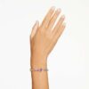 Gema-Armband mit gemischten Schliffen, mehrfarbig, rhodiniert Gema-Armband mit gemischten Schliffen, mehrfarbig, rhodiniert