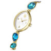 Gema Uhr mit Kristall-Armband, goldfarben, goldfarbene Oberfläche