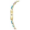 Gema Uhr mit Kristall-Armband, goldfarben, goldfarbene Oberfläche