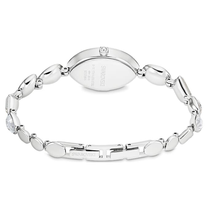 Gema Uhr mit Kristall-Armband, silberfarben, Edelstahl Gema Uhr mit Kristall-Armband, silberfarben, Edelstahl