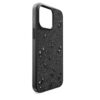 Hochwertige Smartphone-Hülle mit flachen Kristallen, iPhone® 15 Pro Max, Schwarz