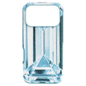 Hochwertige Smartphone-Hülle mit Kristalleffekt, iPhone® 17 Pro, Blau