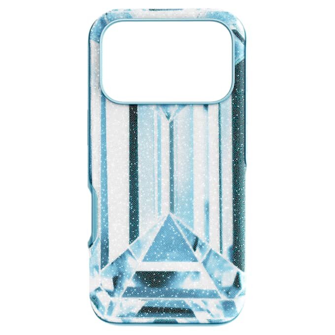Hochwertige Smartphone-Hülle mit Kristalleffekt, iPhone® 17 Pro, Blau Hochwertige Smartphone-Hülle mit Kristalleffekt, iPhone® 17 Pro, Blau