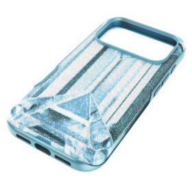 Hochwertige Smartphone-Hülle mit Kristalleffekt, iPhone® 17 Pro, Blau