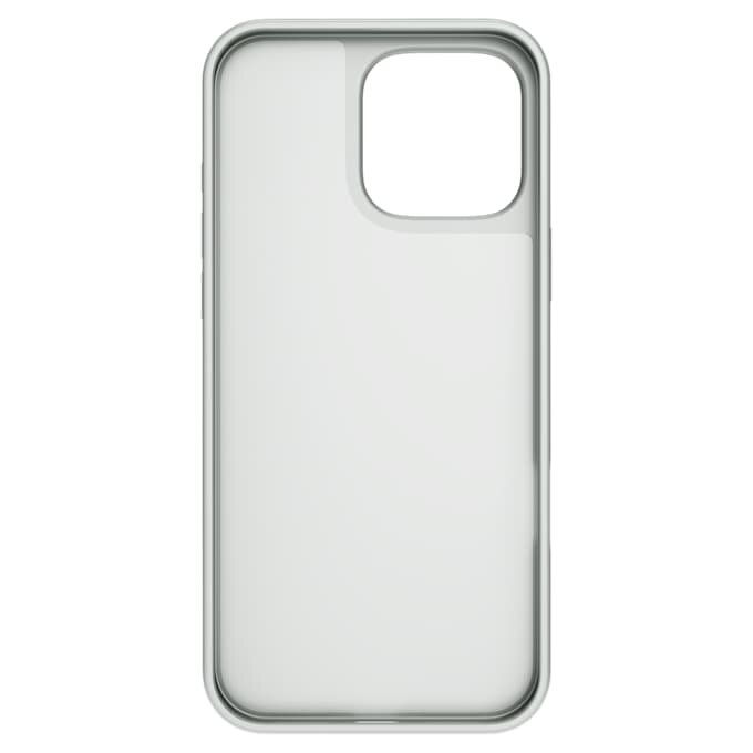 Hochwertige Smartphone-Hülle mit Streu-Design, iPhone® 16 Pro Max, silberfarben Hochwertige Smartphone-Hülle mit Streu-Design, iPhone® 16 Pro Max, silberfarben