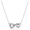 Hyperbola-Anhänger Pavé, Infinity, Weiß, rhodiniert Hyperbola-Anhänger Pavé, Infinity, Weiß, rhodiniert