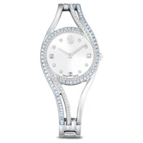 Hyperbola Armreihenuhr Swiss Made, Metallarmband, Blau, Edelstahl