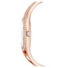 Hyperbola Armreihuhr, Swiss Made, Metallarmband, Roségoldfarben, roségoldfarbene Oberfläche