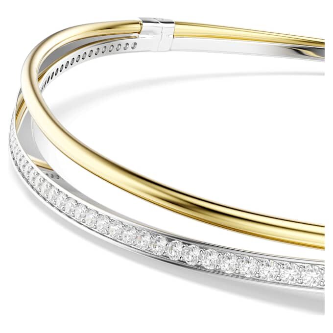 Hyperbola-Choker, Rundschliff, Weiß, Mixed-Metal-Finish Hyperbola-Choker, Rundschliff, Weiß, Mixed-Metal-Finish