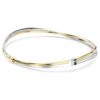 Hyperbola-Choker, Rundschliff, Weiß, Mixed-Metal-Finish Hyperbola-Choker, Rundschliff, Weiß, Mixed-Metal-Finish