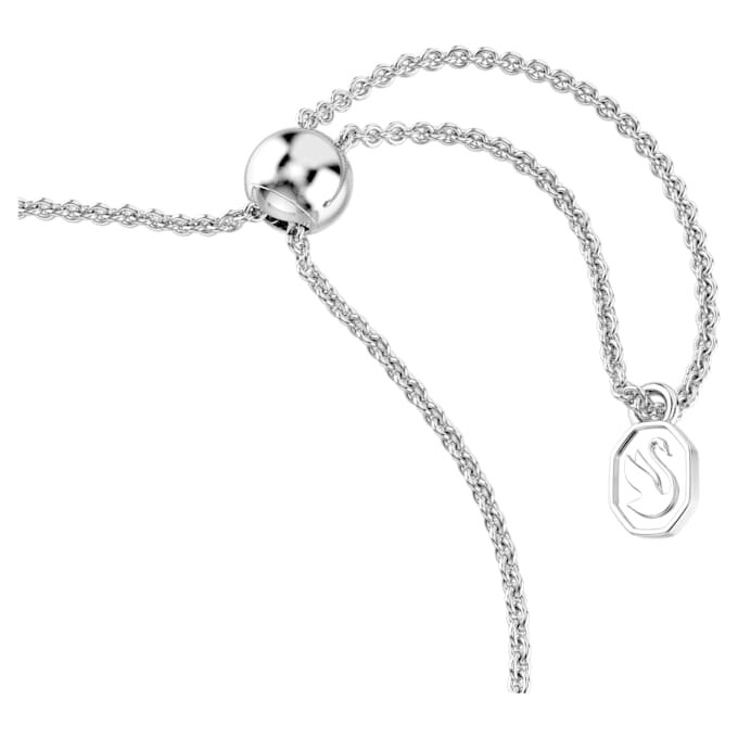 Idyllia-Armband mit gemischten Schliffen, Pfeil, weiß, rhodiniert Idyllia-Armband mit gemischten Schliffen, Pfeil, weiß, rhodiniert