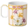 Idyllia-Becher aus Porzellan, Kristalldruck-Motiv, Fink, Gelb Idyllia-Becher aus Porzellan, Kristalldruck-Motiv, Fink, Gelb