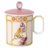 Idyllia-Becher aus Porzellan, Kristalldruck-Motiv, Fink, Gelb Idyllia-Becher aus Porzellan, Kristalldruck-Motiv, Fink, Gelb